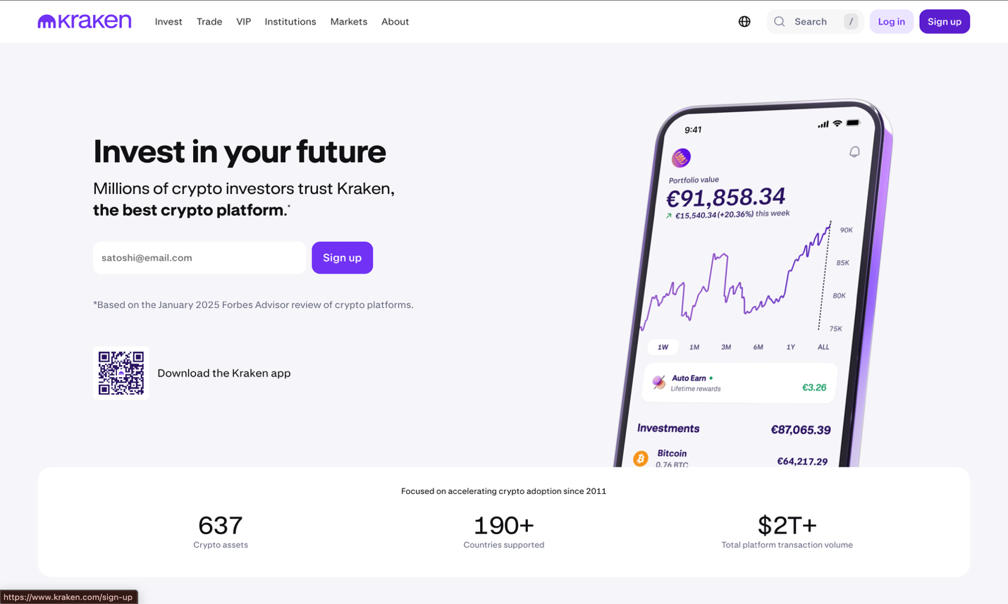Kraken Sign up