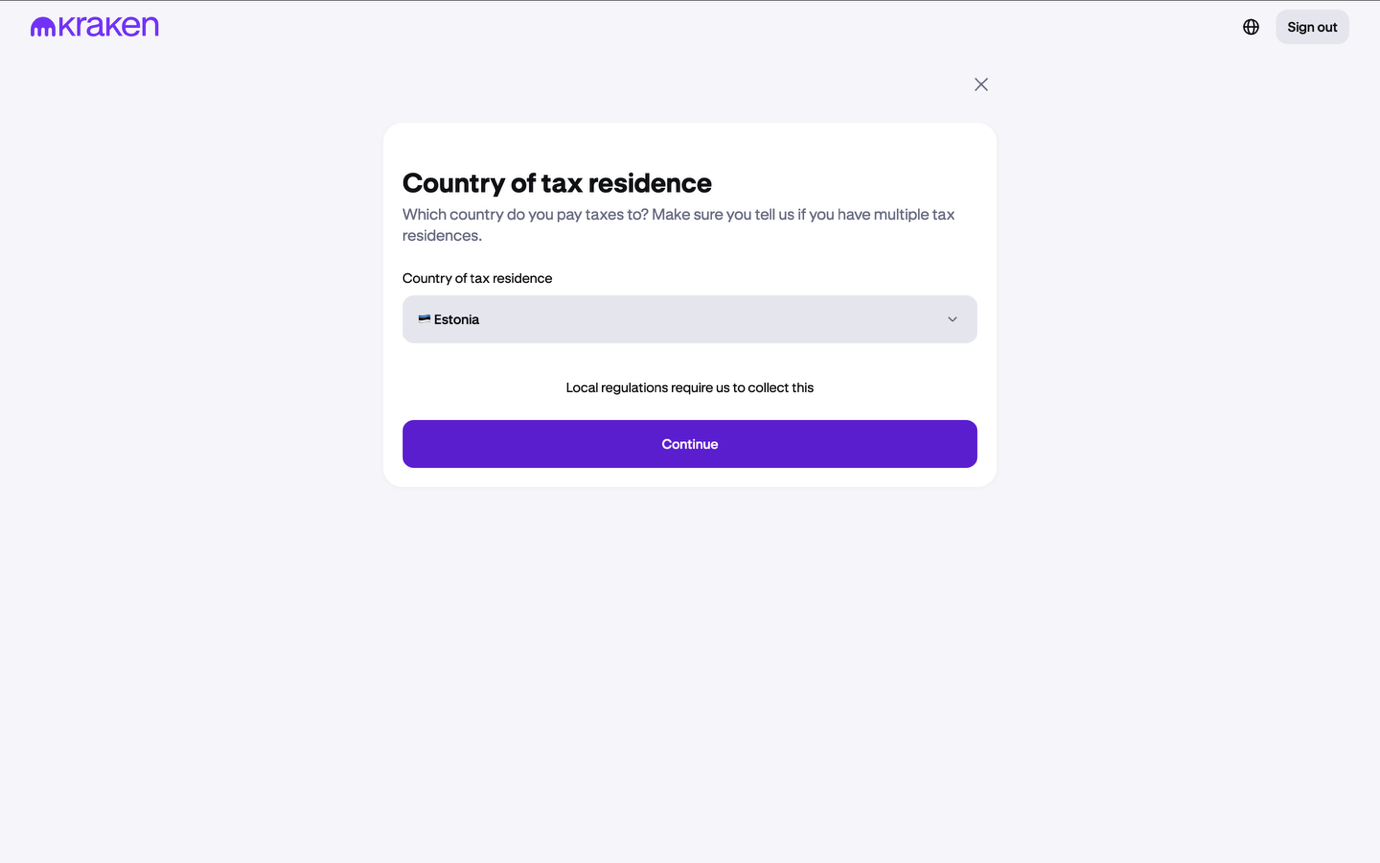 Tax residence