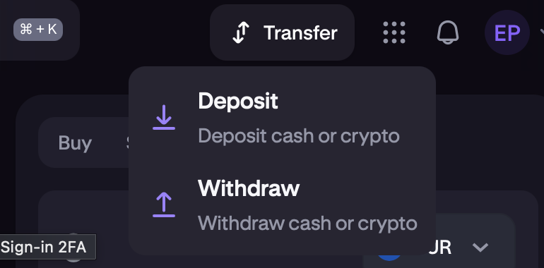 Kraken Withdraw