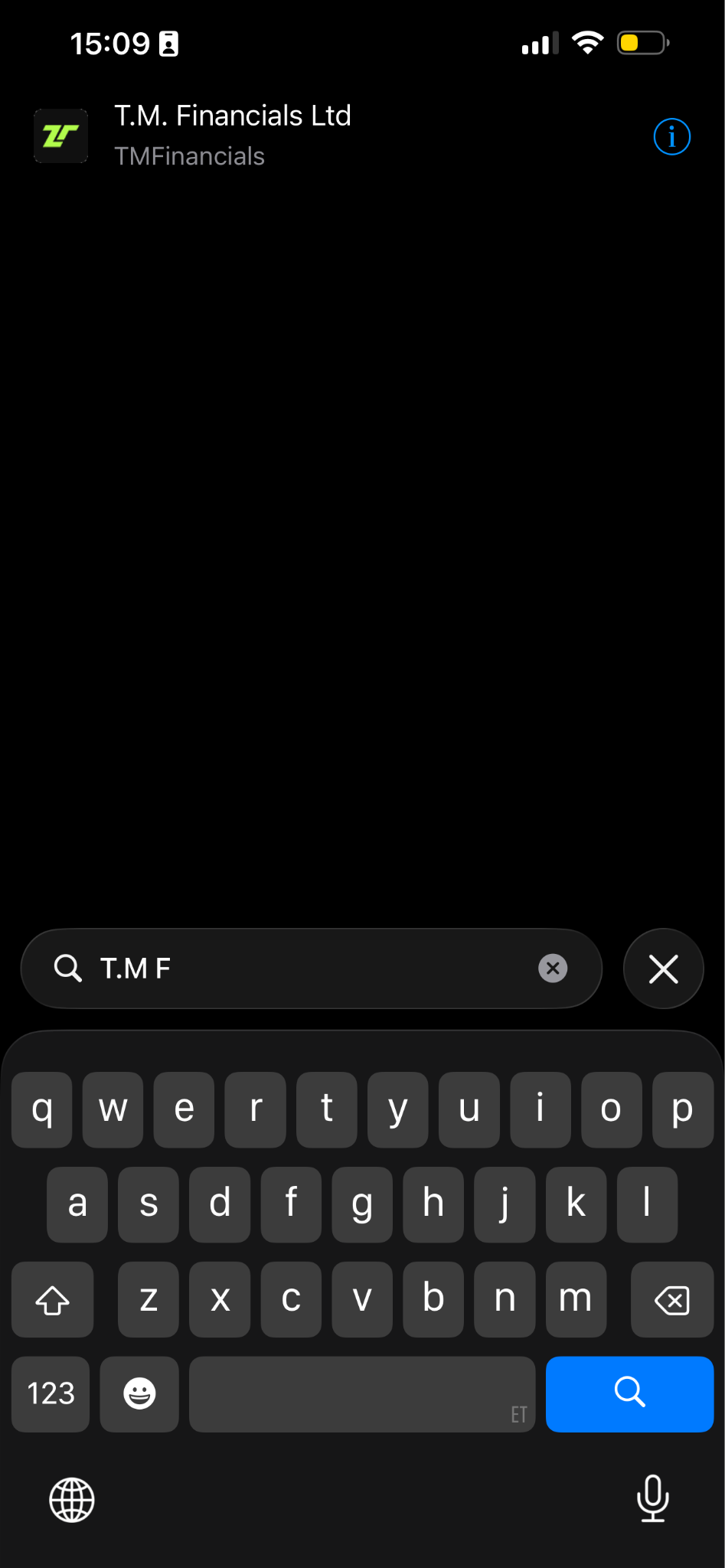 T.M. Financials valik